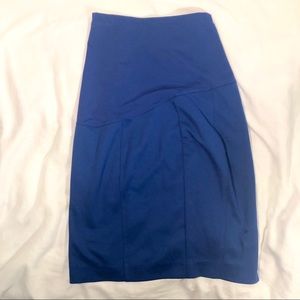 Liz Lange Maternity Skirt Blue Pencil Size XS